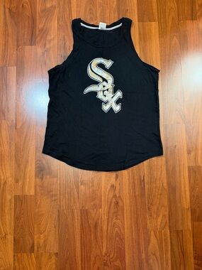 PINK Victoria's Secret Black Sequin Chicago White Sox Tank